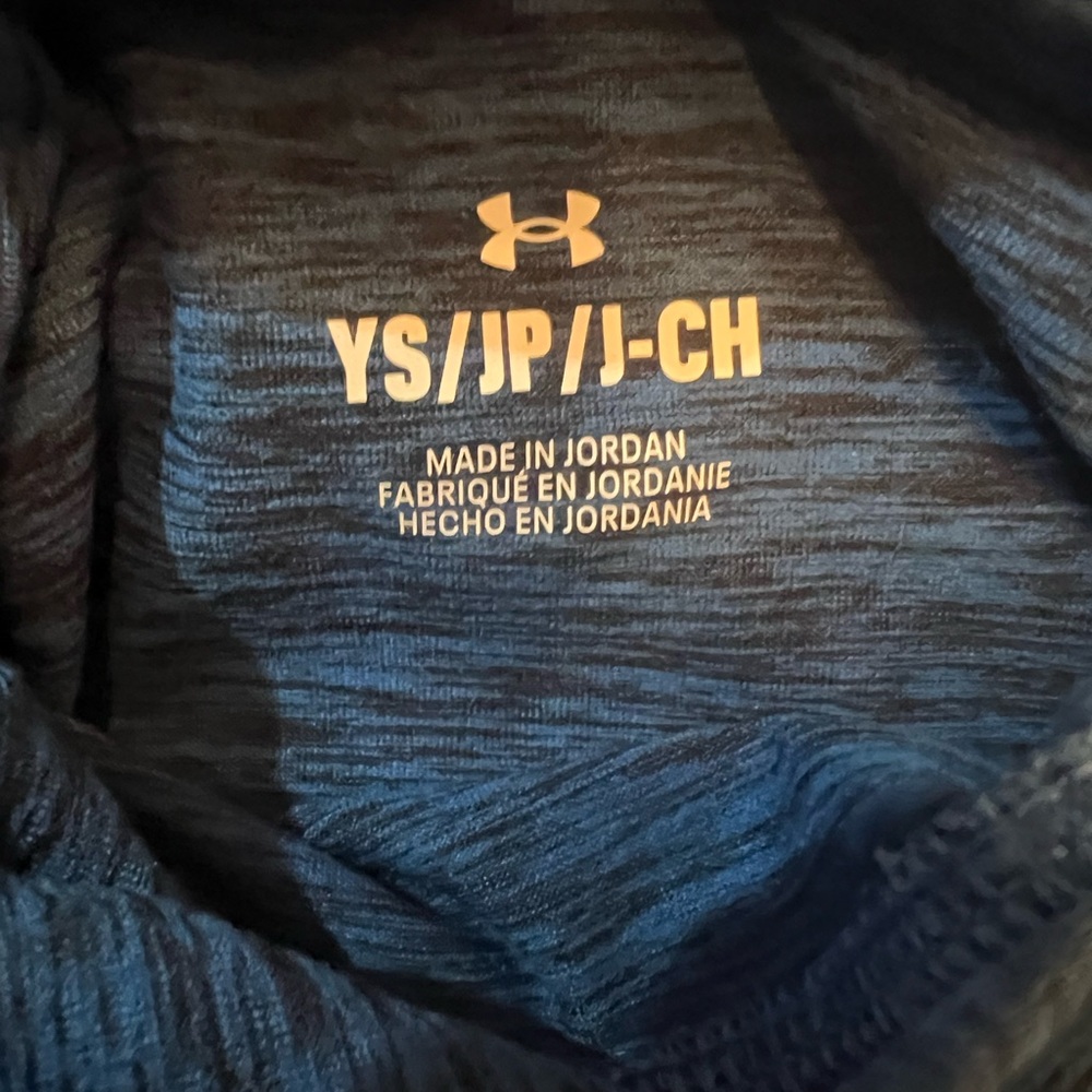 NWT Under Armour Atlantis Blue KIDS Hoodie - Picture 3 of 6